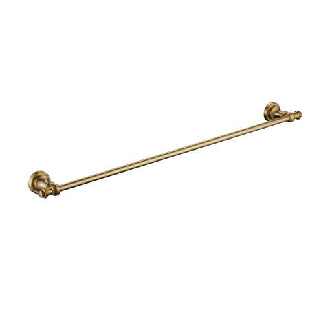 Bordeaux Single 750 Towel Rail Brushed Bronze