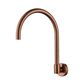 Ryker Champagne Upswept Bath Spout