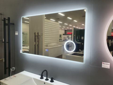 Vivian Clive Rectangle Demist & Magnify 1200 x 700 LED Mirror