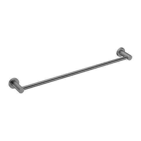 Mecca Gun Metal 600 Single Towel Rail