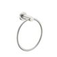 Mecca Brushed Nickel Towel Ring