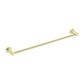 Mecca Brushed Gold 600 Single Towel Rail