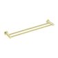 Mecca Brushed Gold 600 Double Towel Rail