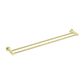Mecca Brushed Gold 800 Double Towel Rail