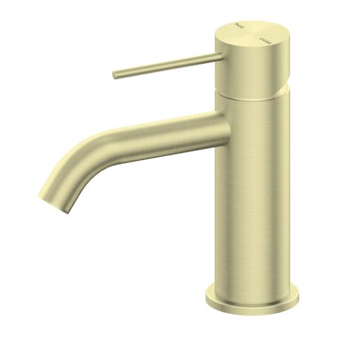 Mecca Brushed Gold Basin Mixer