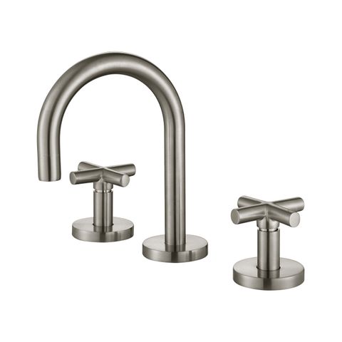 Ryker Brushed Nickel Basin Set 1/4 Turn