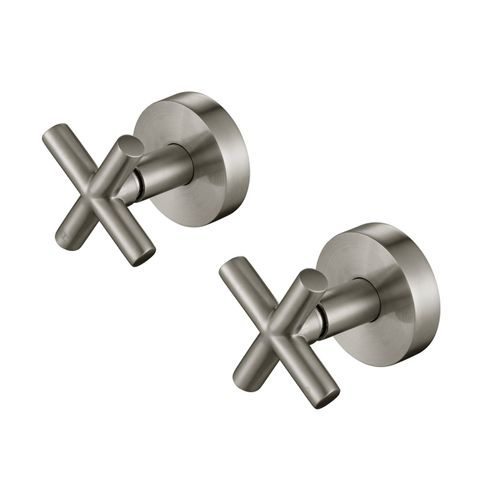 Ryker Brushed Nickel Wall Top Assemblies 1/4 Turn