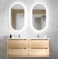 Byron 1200x460x550 Double Wall Hung Natural Oak Vanity Cabinet Only