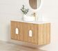 Laguna 1200x460 Wall hung Natural American Oak Vanity Cabinet Only