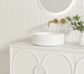 Laguna 1500x460 Wall hung Satin White Vanity Cabinet Only