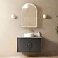 Laguna 900x460 Wall Hung Black American Vanity Cabinet Only