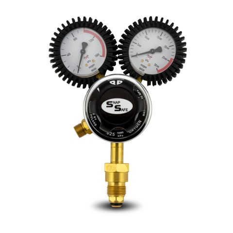 825 OXY Reg 0-1000kpa, Vertical Inlet (Snap Safe)