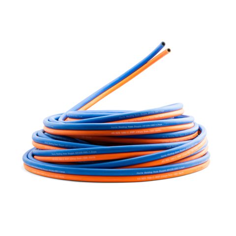 Hose - Twin (Oxy/LPG) (8mm) (Blue/Orange) (100m)