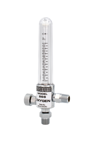 Flow Meter - (Oxy) (0-15LPM) (Fittings)