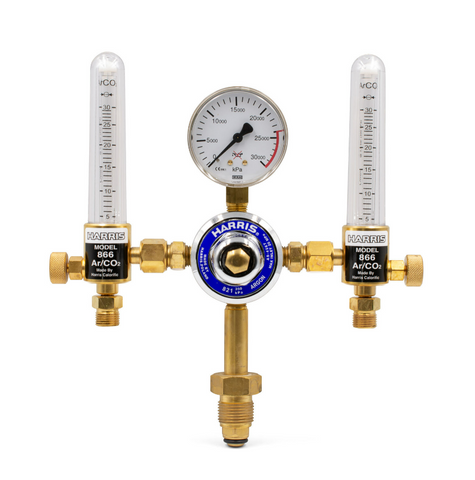 821 ARG Reg 0-400kpa, Vert Inlet, 30LPM Flowmeters