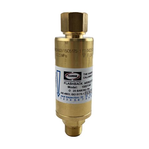 Flashback Arrestor - Reg End (High Flow) (Oxy)