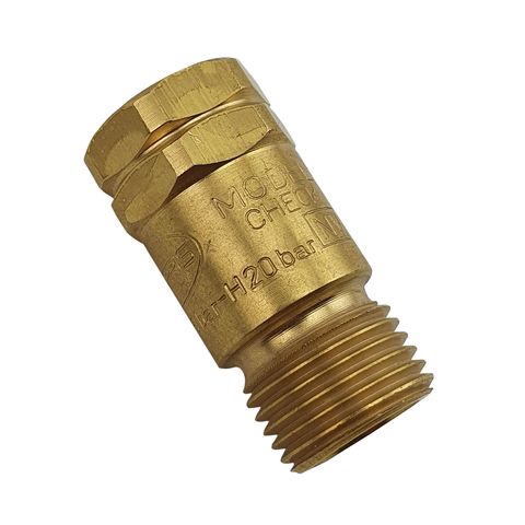 Checkvalve - Torch End (Fuel)(9/16"-5/8" UNF) (LH)