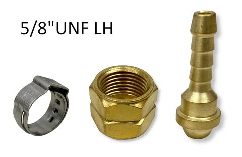 Hose Set - Left-Hand (5-6mm) (Nut/Nipple/Clamp)