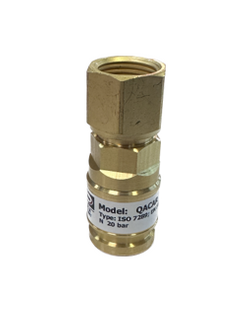 Argon quick connect coupler Complies to Internatio