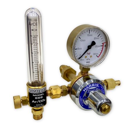 821 ARG Reg 0-400kpa, Rear Inlet w 30LPM Flowmeter