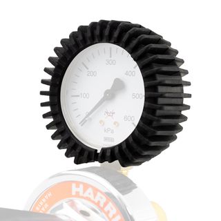 Rubber "Hard Hat" for gauges.