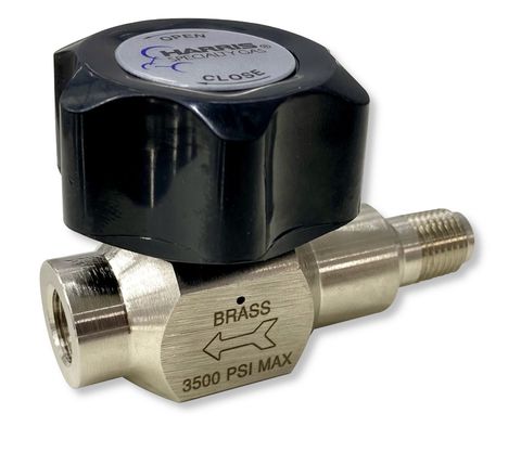 1/4" Diaphragm Valve (MF) (Chrome Plated)