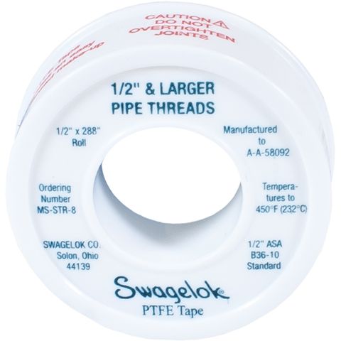 Swagelok® Teflon Thread Tape (1/4") - Gas Approved