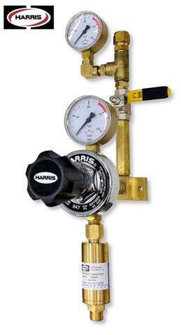 Oxy Pipeline Reg Kit w Monitoring Gauge 1000kPa