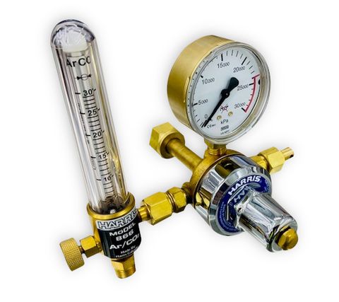 821 CO2 Reg 0-400kpa, Rear Inlet w 30LPM Flowmeter