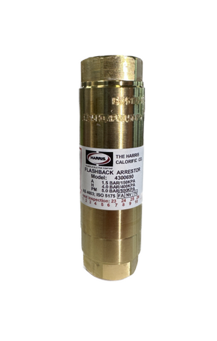 Flashback Arrestor - (High Flow) (Fuel) (5bar)
