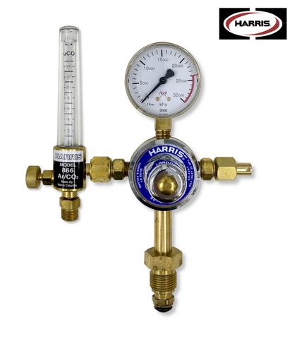 821 ARG Reg Preset 350kpa, Vert + 15lpm Flowmeter