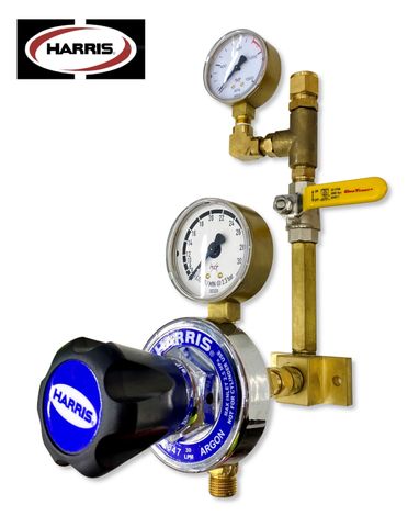 847 Argon Pipeline Reg Kit w Monitoring Gauge