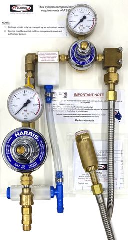 1 Way Gas Board with Board Mounted Primary Reg