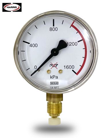 800 Series Gauge (E) & Seal - 0-1600kPa