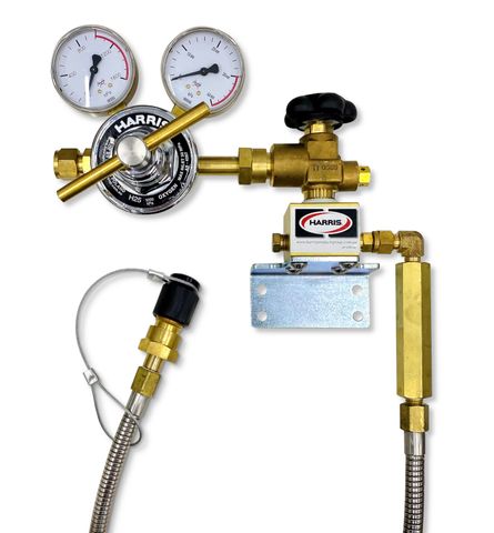 1 x 0 Oxygen Manifold, 1500kPa (1,8m) (1/2"NPT-M)