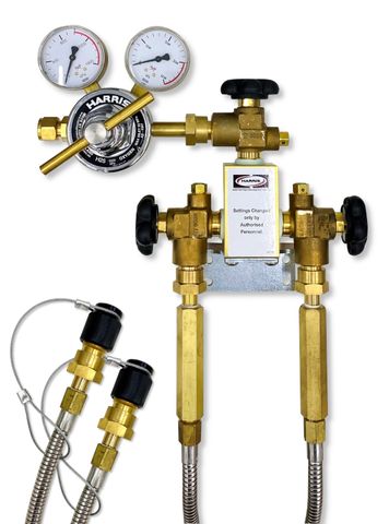 1 x 1 Oxygen Manifold 1500kPa (1.8m, 3/4"T, NOFBA)