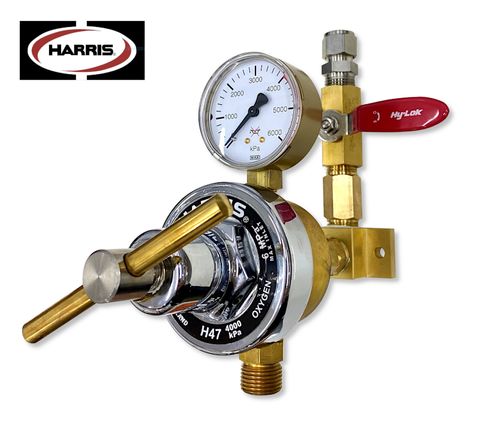 High-Flow OXY Pipeline Reg Kit 4000kPa (1/2", SS)