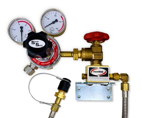 1 x 0 Acetylene Manifold 150kpa (1.8m) (1"Tube)