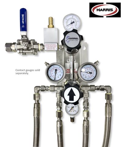 2 x 2 Helium S-ACO Manifold 875kpa (1.8m, 3/4")