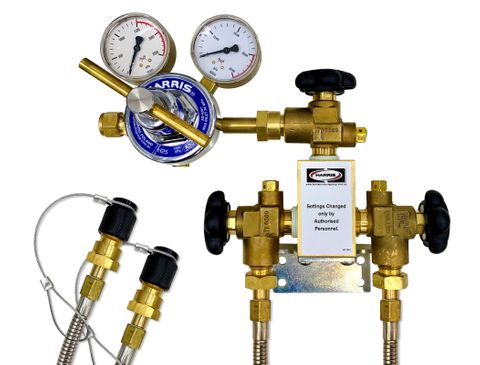 1 x 1 Argon Manifold 0-800kPa (1.8m) (3/4" Tube)