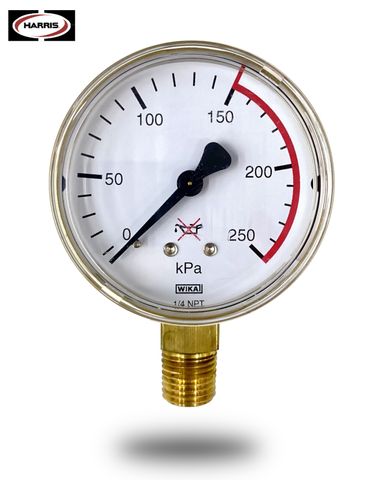 WIKA DEL PRESSURE GAUGE 0-250KPA