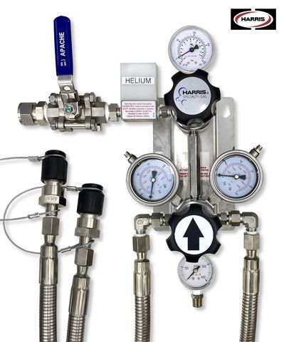 1 x 1 Helium S-ACO Manifold 875kpa (1.8m, 3/4")