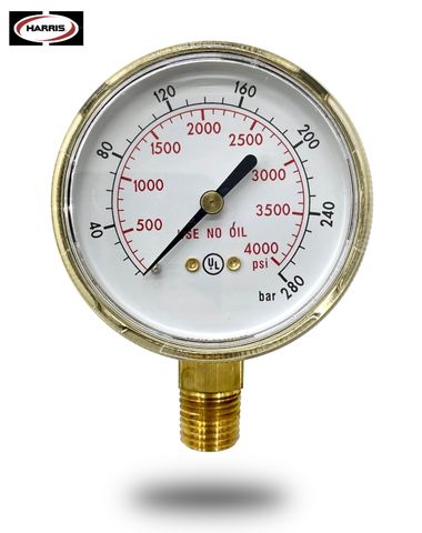 900 Series Gauge 4000psi/280 bar 1/4" NPT