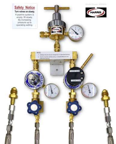 1 x 1 Nitrogen Manifold 4000kPa (1.8m 300b, 3/4")