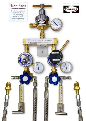 1 x 1 Nitrogen Manifold 4000kPa (1.8m 300b, TELM)