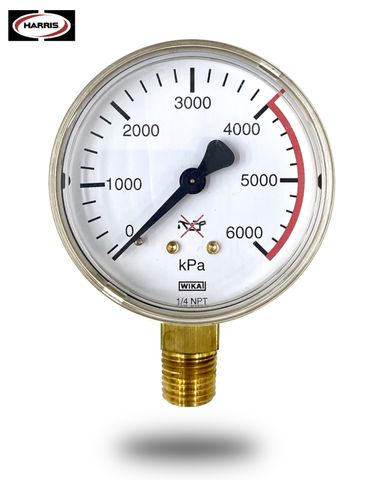 Wika Gauge 6000kPa (all gases) with a 1/4 npt thre