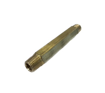 Hex Nipple 1/4" BSP (4" Long)