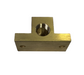 Brass Elbow Block with 3 x 3/8" BSP ports.