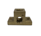 Brass Elbow Block: 2 x 3/8" BSP ports & 1/2" Out