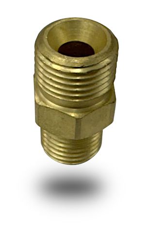 Nipple - Right-Hand Outlet (5/8" UNF) (1/4" NPTM)